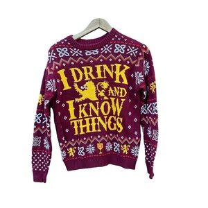 Game of Thrones Ugly Christmas Sweater size medium
